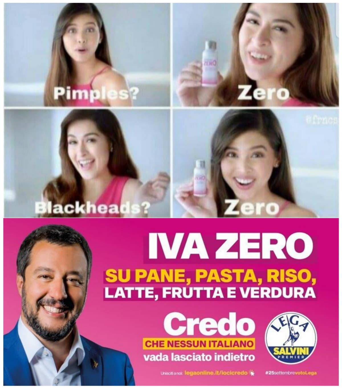 Rivelazione shock: Salvini è in realtà una donna asiatica.
