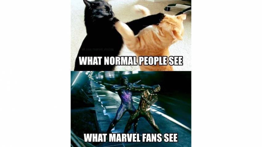 C'è qualcuno che è fan della Marvel qui?