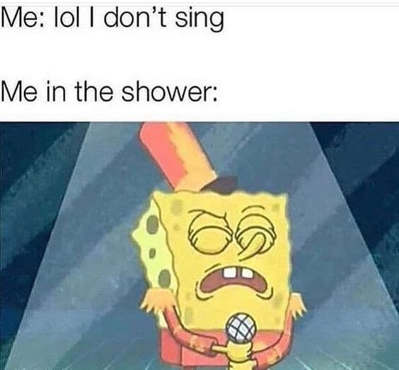 La doccia ha un’acustica pazzesca