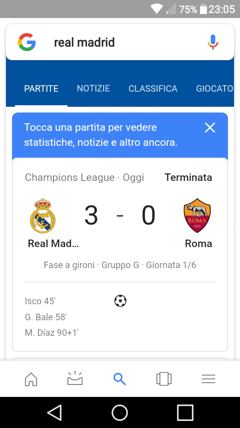 Calcio ☺ Post partita Real Madrid - Roma ( 3-0 )