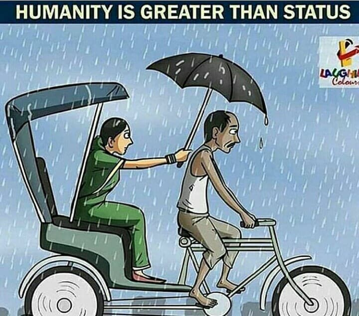 L umanita è meglio dello status sociale --APACHE--