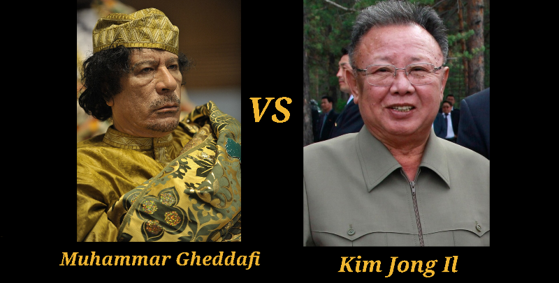 Muhammar Gheddafi VS Kim Jong Il 