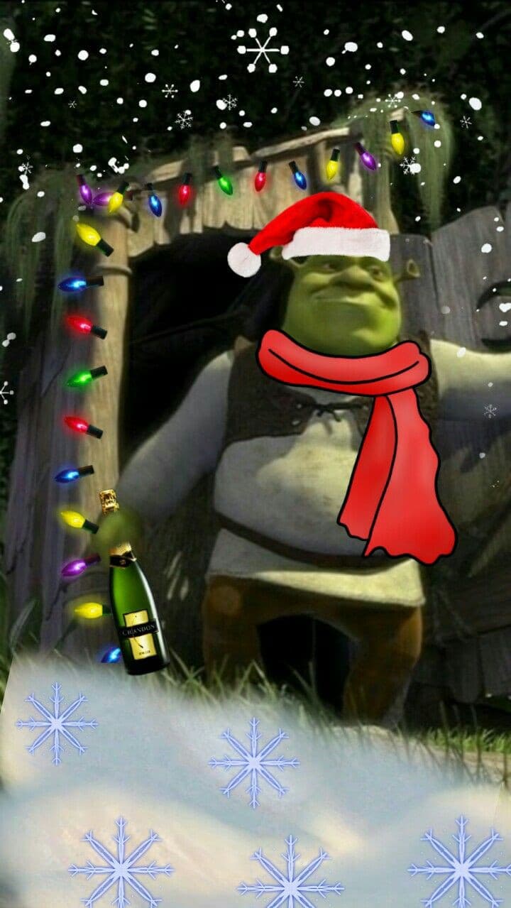 Sfondo epico natalizio #ShrekIsLove #ShrekIsLife