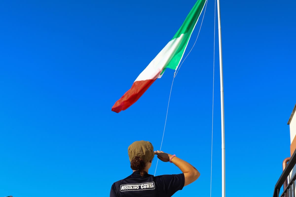 Per il 16enne dell'alzabandiera