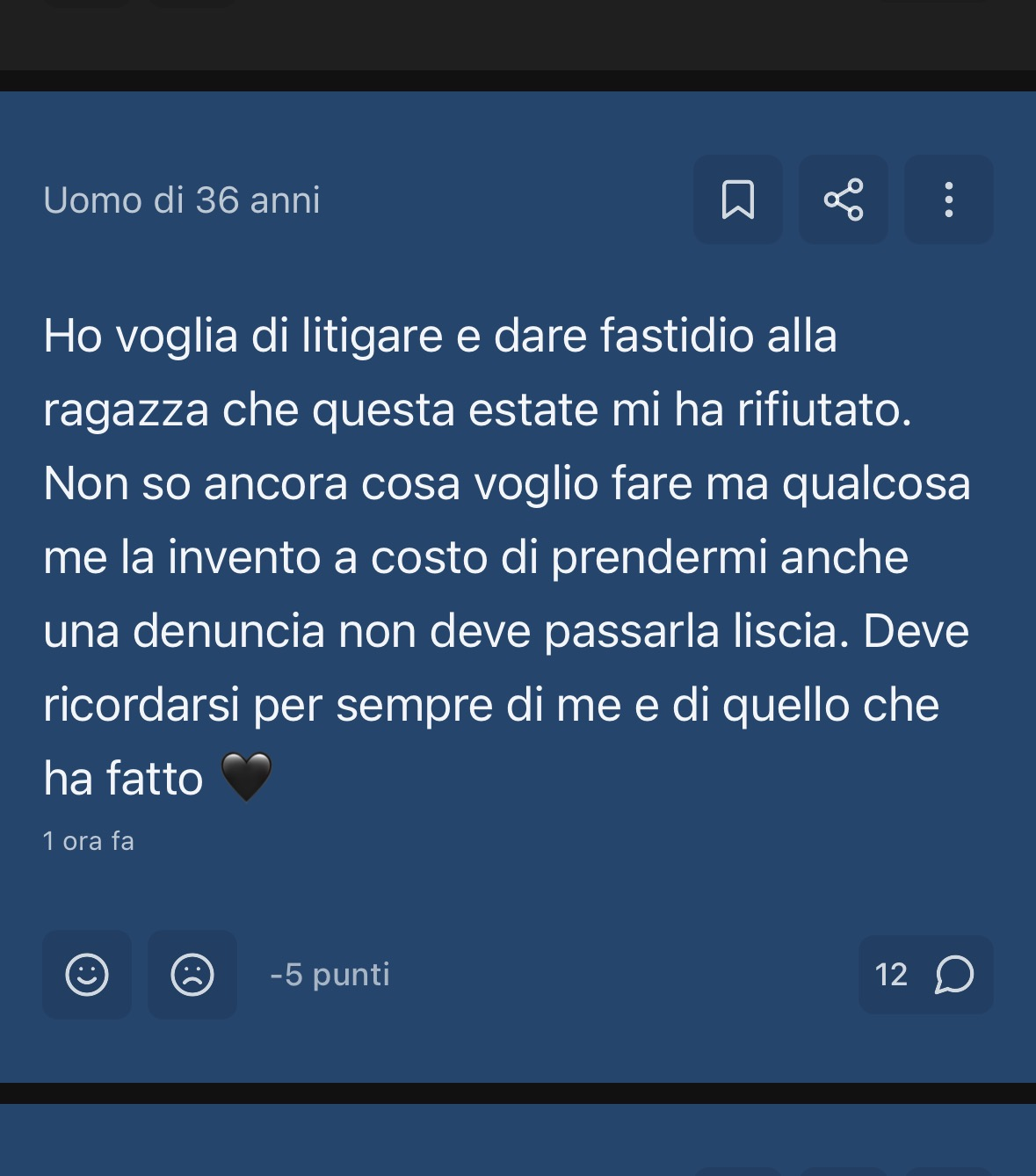 Leggere sta roba fa ribrezzo.